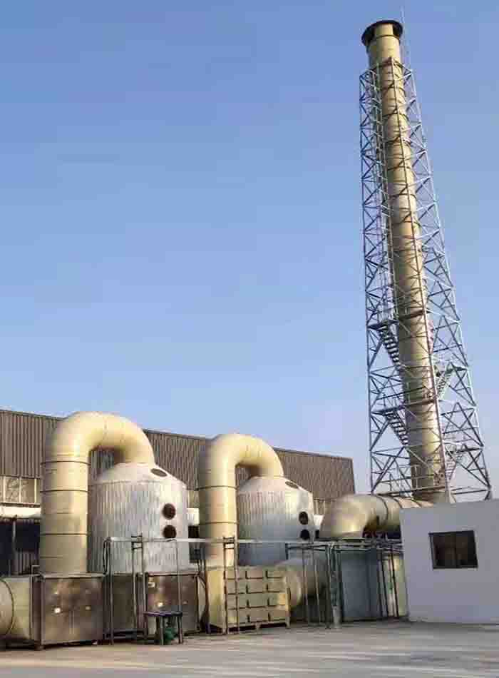 銘基食品車(chē)間廢氣處理工程