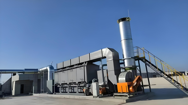 陜西敏華家居智造海綿發泡廢氣治理工程02