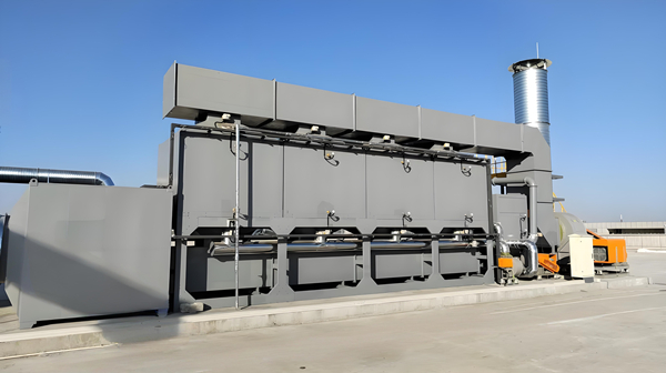 陜西敏華家居智造海綿發泡廢氣治理工程04